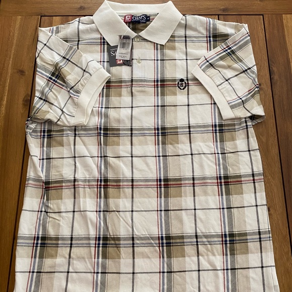 Chaps Short Sleeve Polo Style Shirt - Picture 1 of 4